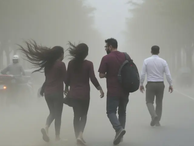 कल्याण में धूल के तूफान ने बदली मुख्यमंत्री शिंदे की उड़ान